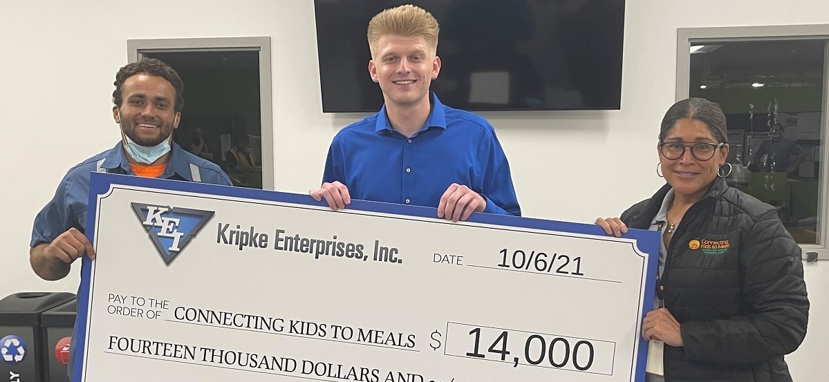 Kripke Helps to Provide Hot, Nutritious Meals to Kids in Need